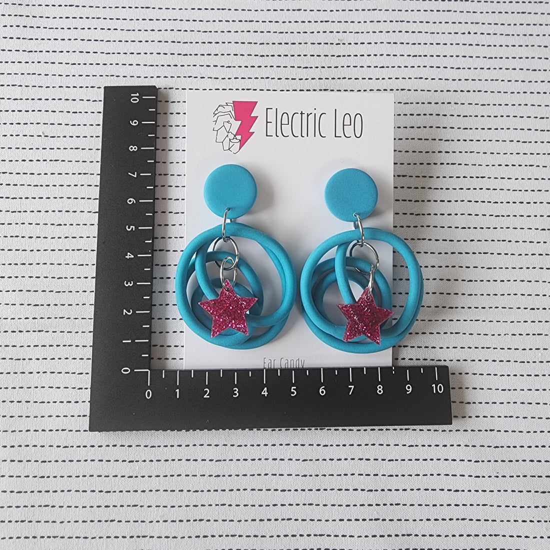 Turquoise Midi Star Squiggles