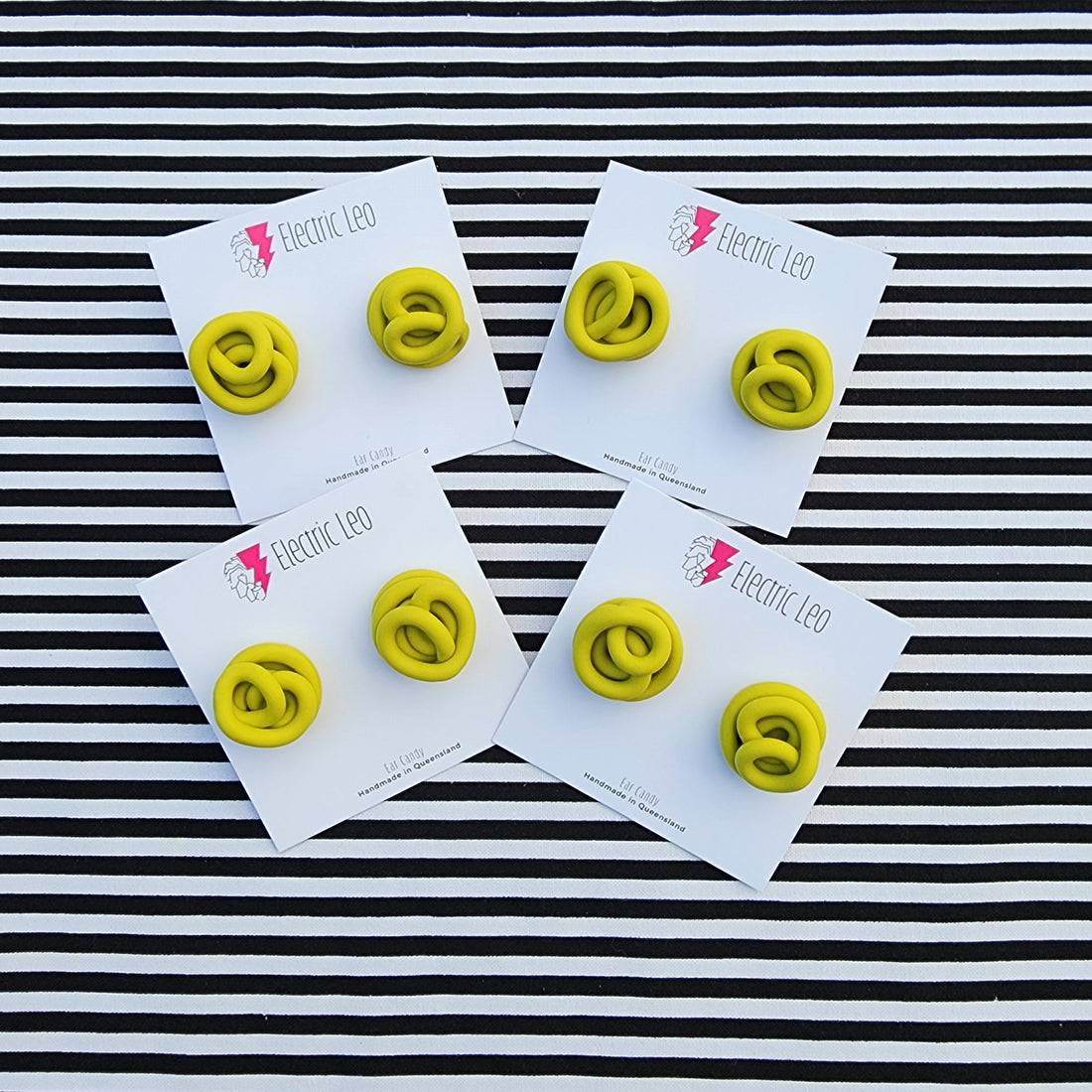 Kiwi Chunky Squiggle Studs