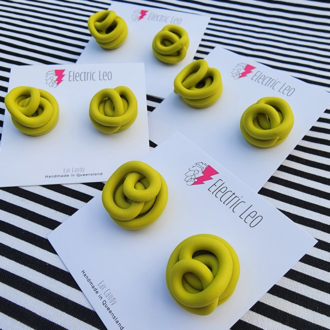 Kiwi Chunky Squiggle Studs