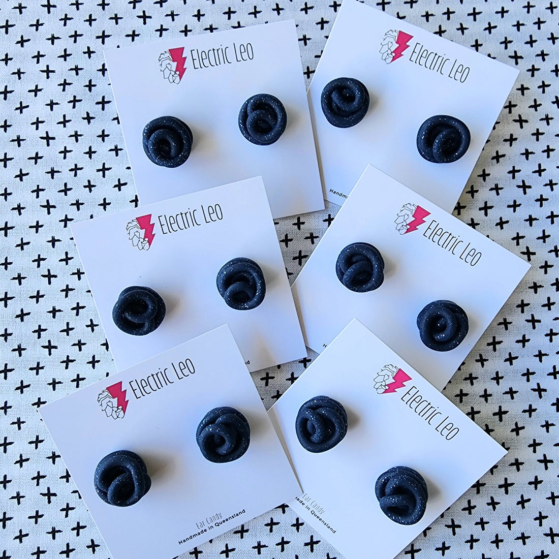 Midnight Sky Mini Squiggle Studs