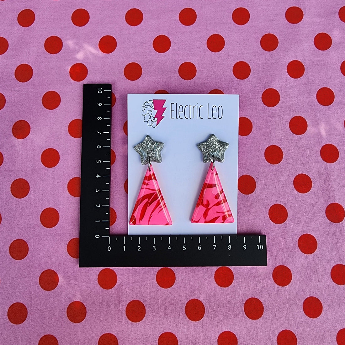 Midi Pink and Red Marble Tree's  - Silver Star Clearance