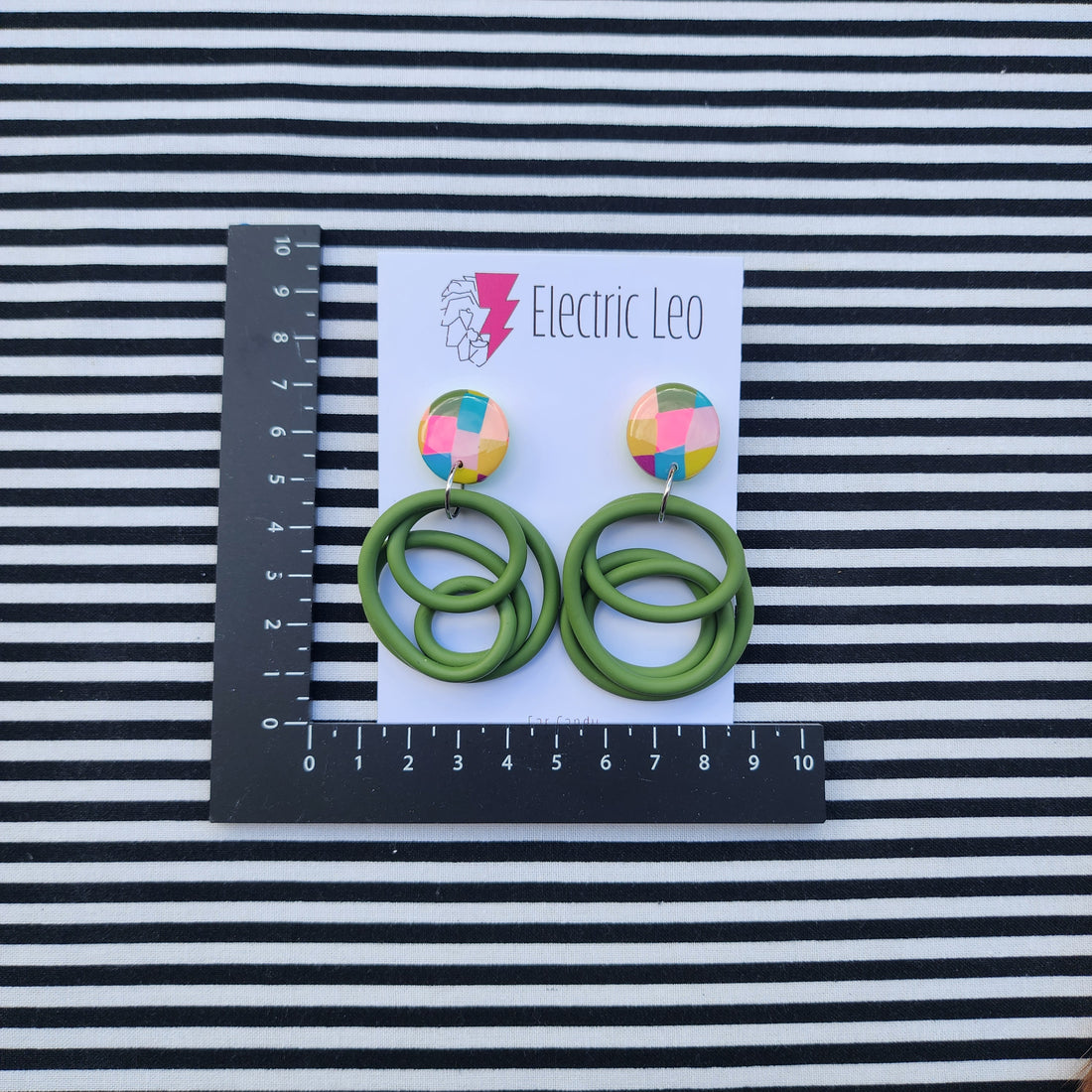 Olive / Picnic Check Top MS Seconds #1