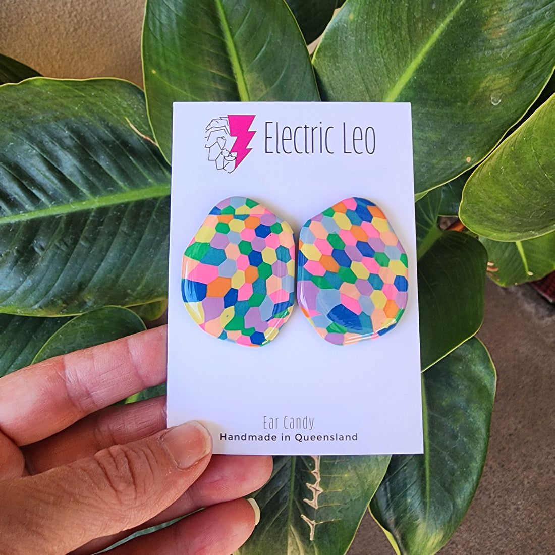 Custom Ear Candy Order for Glenys 💙💚💜♥️🧡💛💙💚