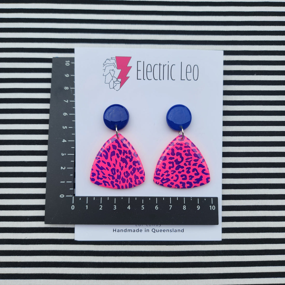 Big Leopard Mega T's - Ear Candy Dangles