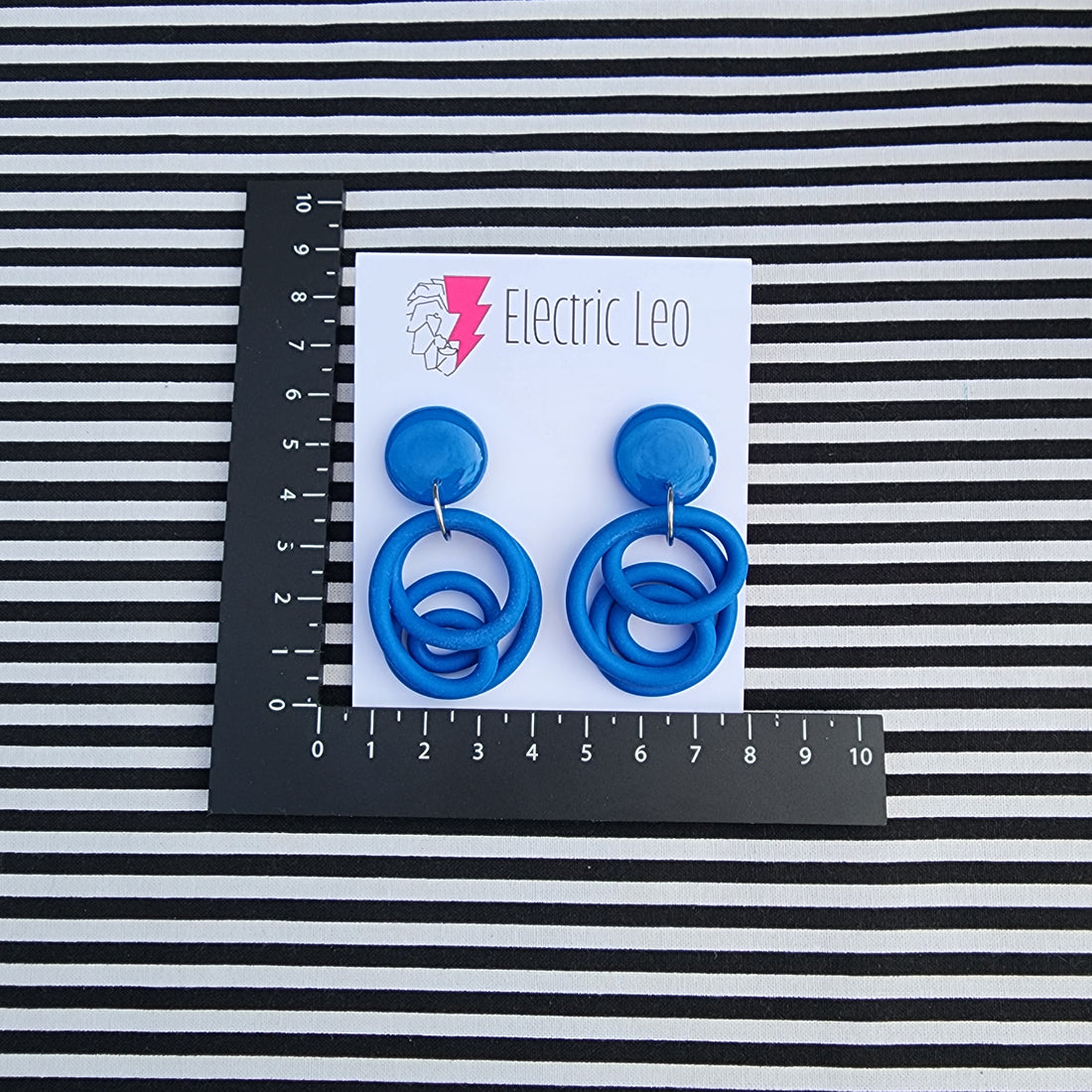 Cobalt Blue Little Squiggles