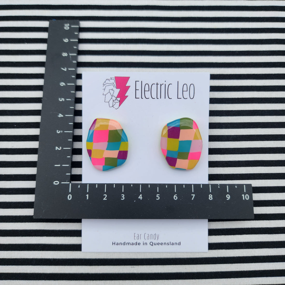 Organic Winter Picnic Rug Studs - Ear Candy