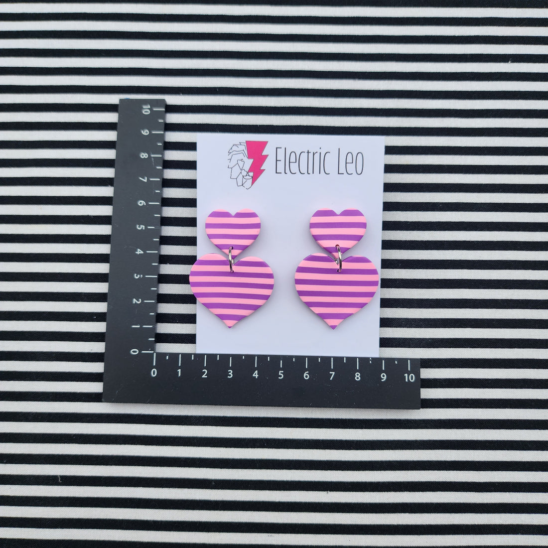 Lilac & Pink Double Love - Ear Candy Dangles
