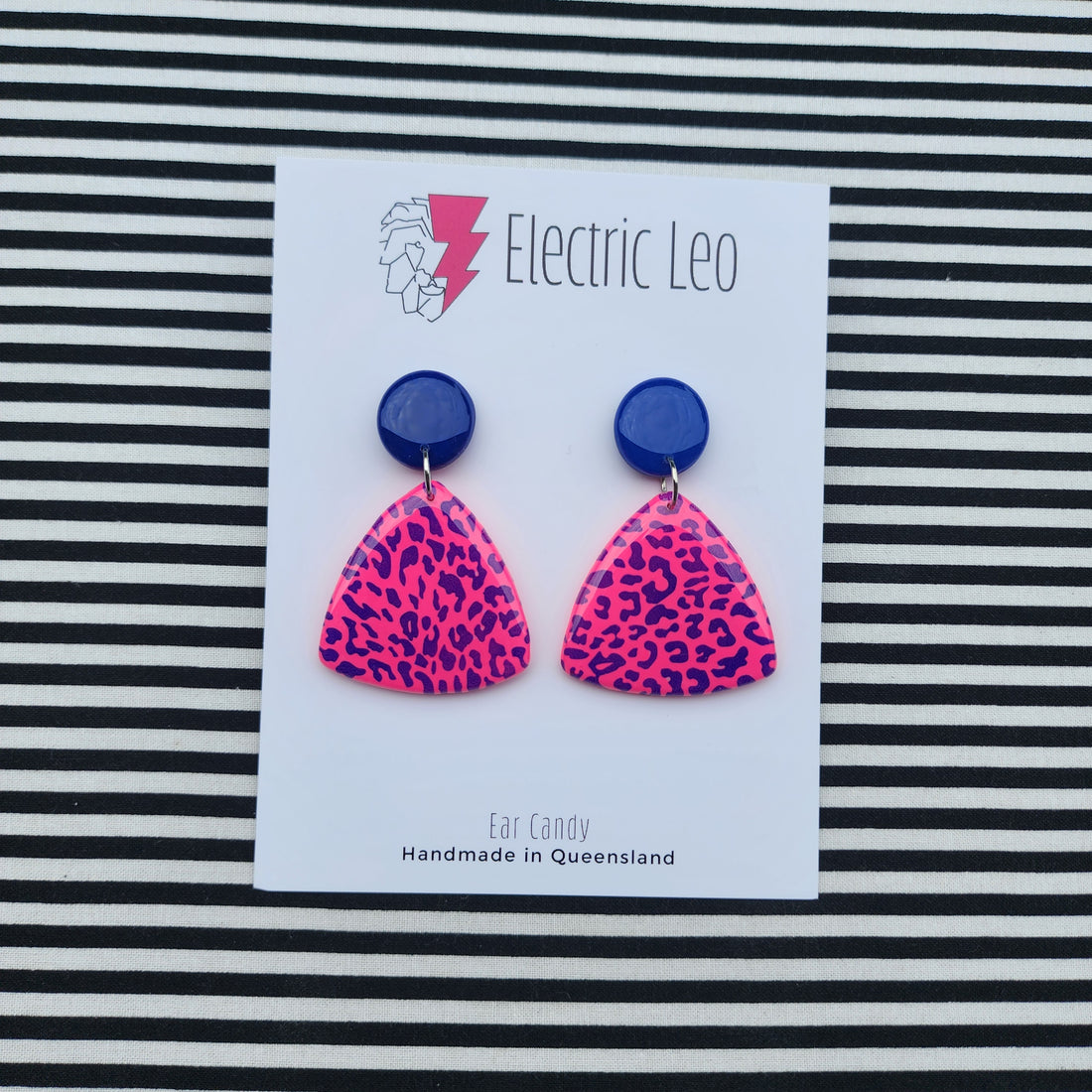 Big Leopard Mega T's - Ear Candy Dangles