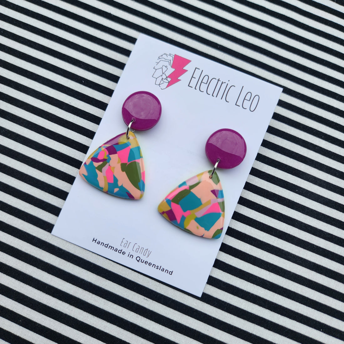 Little Pattern Jam Dangles in Winter Camo - Seconds #2