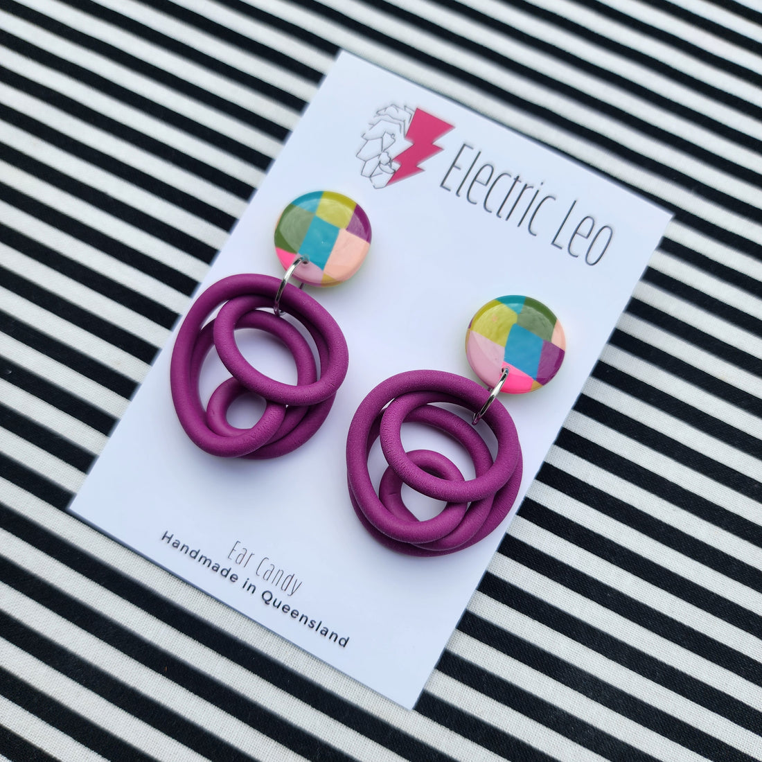 Plum / Picnic Top Little Squiggles #1