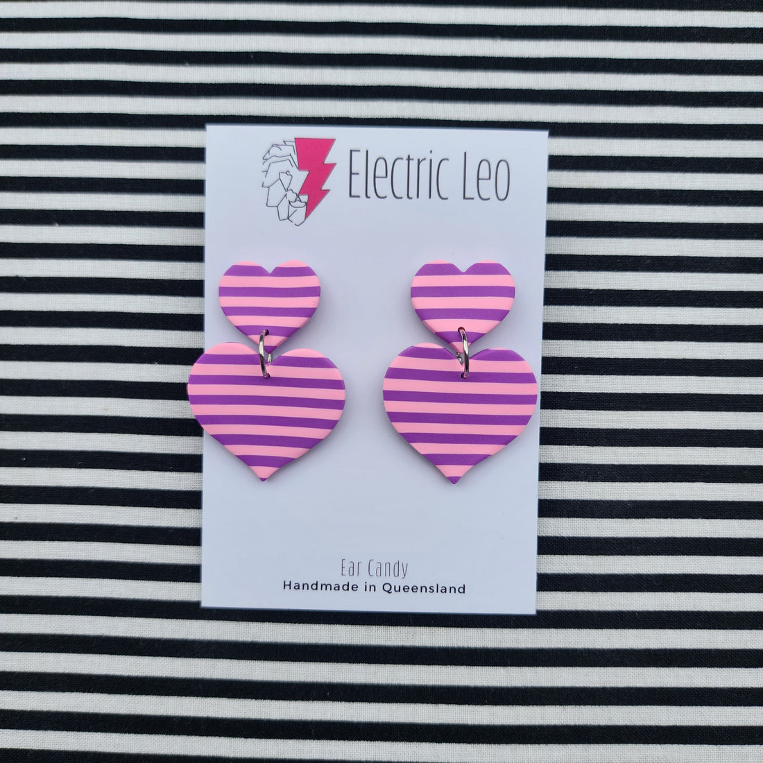 Lilac & Pink Double Love - Ear Candy Dangles