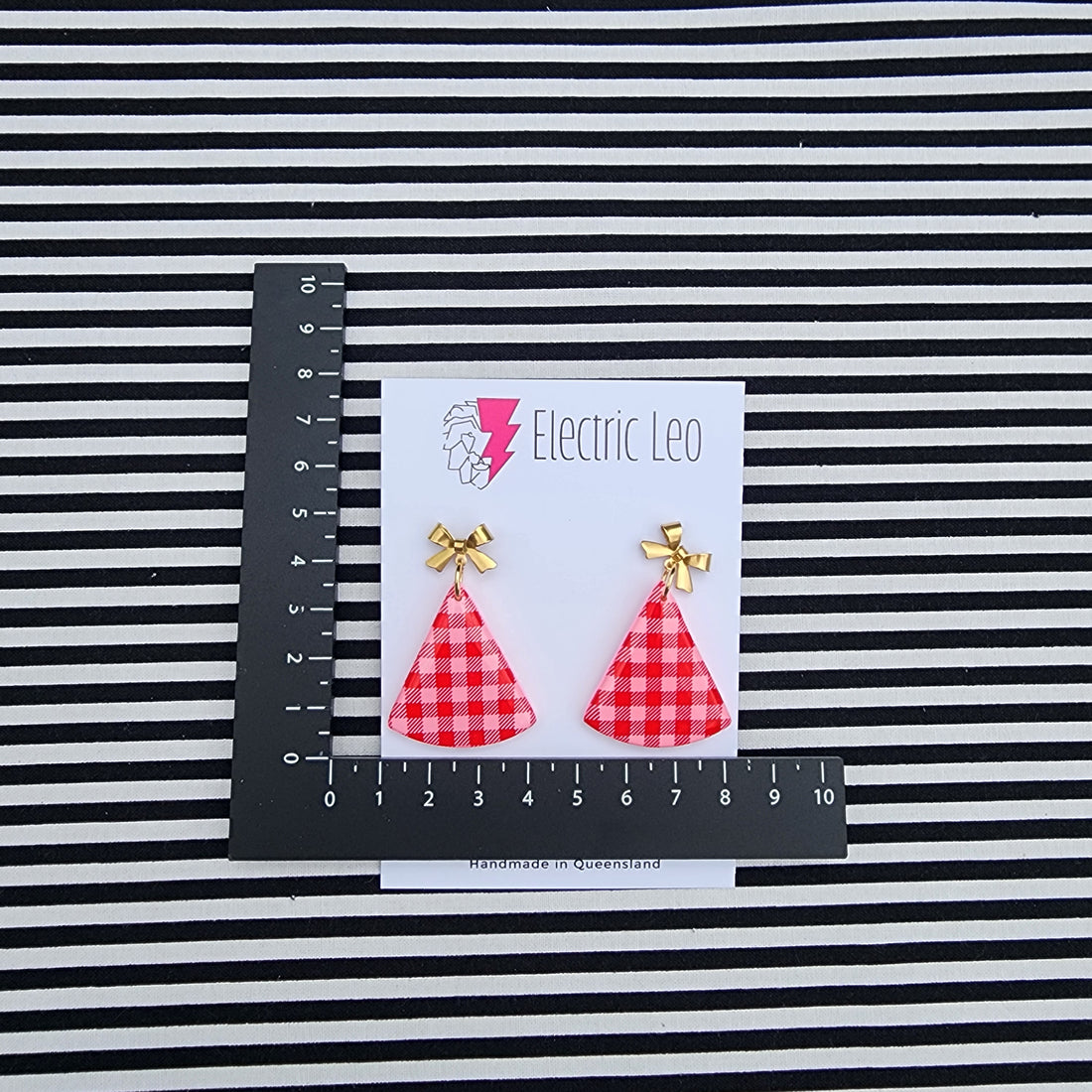 Pink and Red Gingham Little Fir Tree's