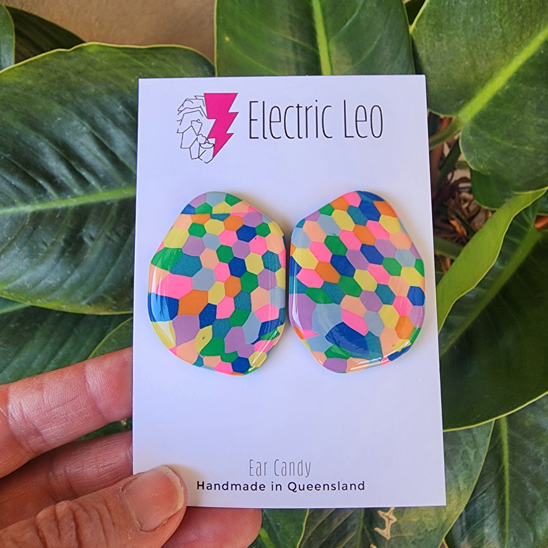 Custom Ear Candy Order for Glenys 💙💚💜♥️🧡💛💙💚