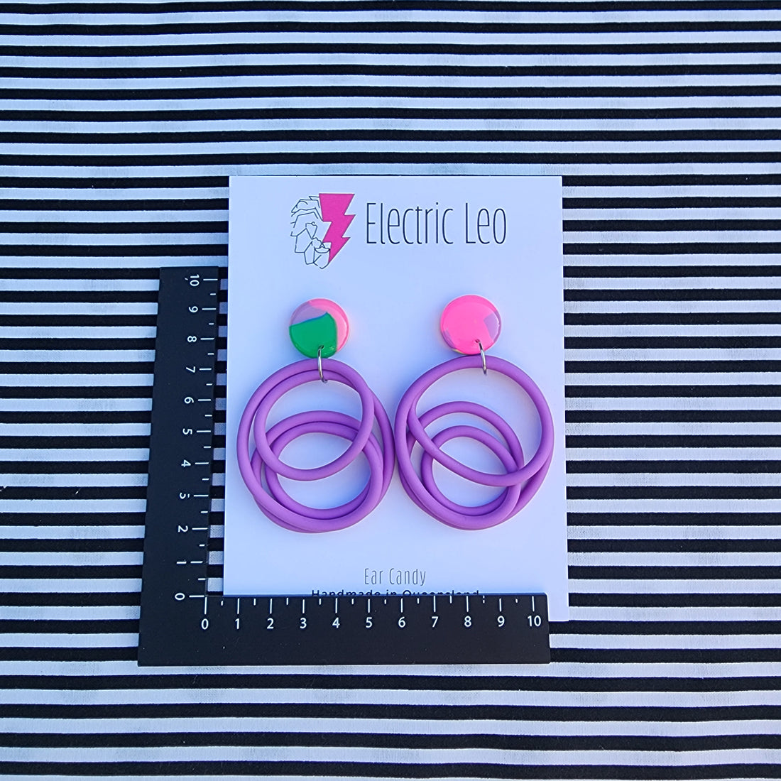 Lavender Water Colour Top Big Squiggles