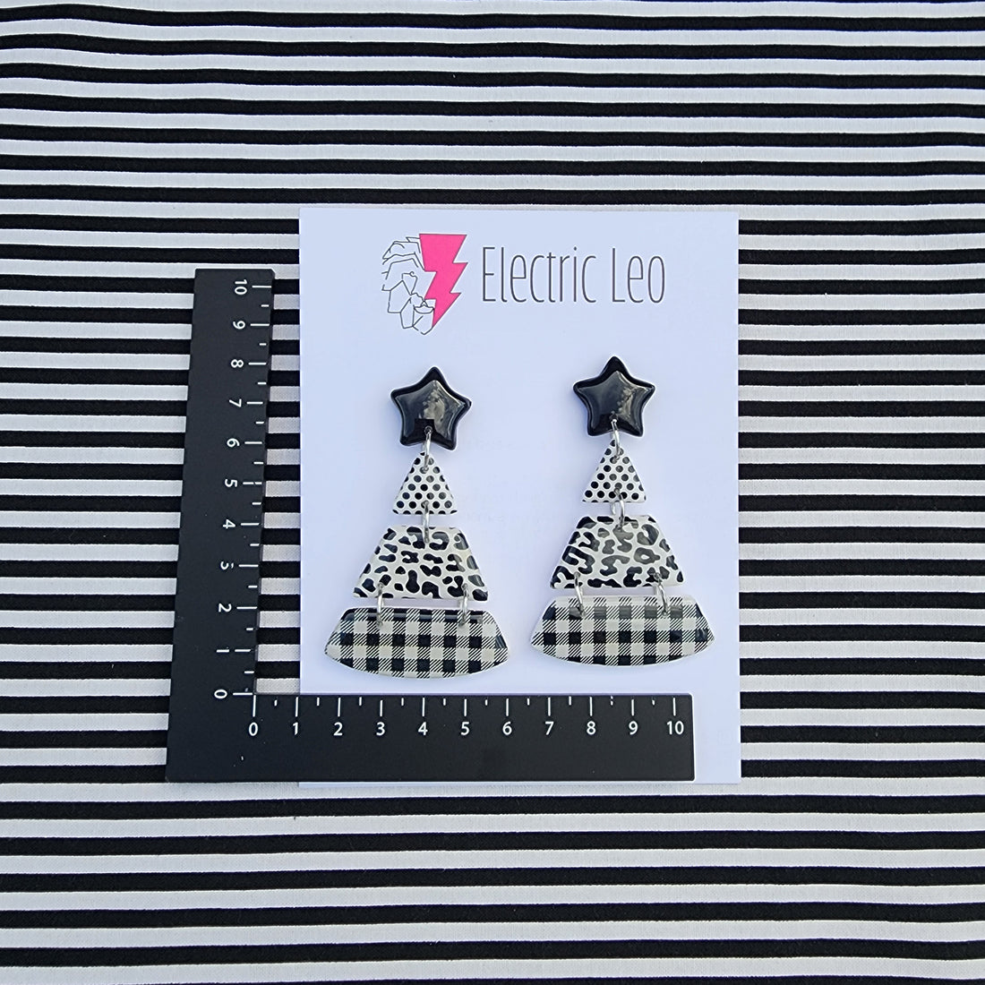 Black and White Pattern Tree's #2 Clearance