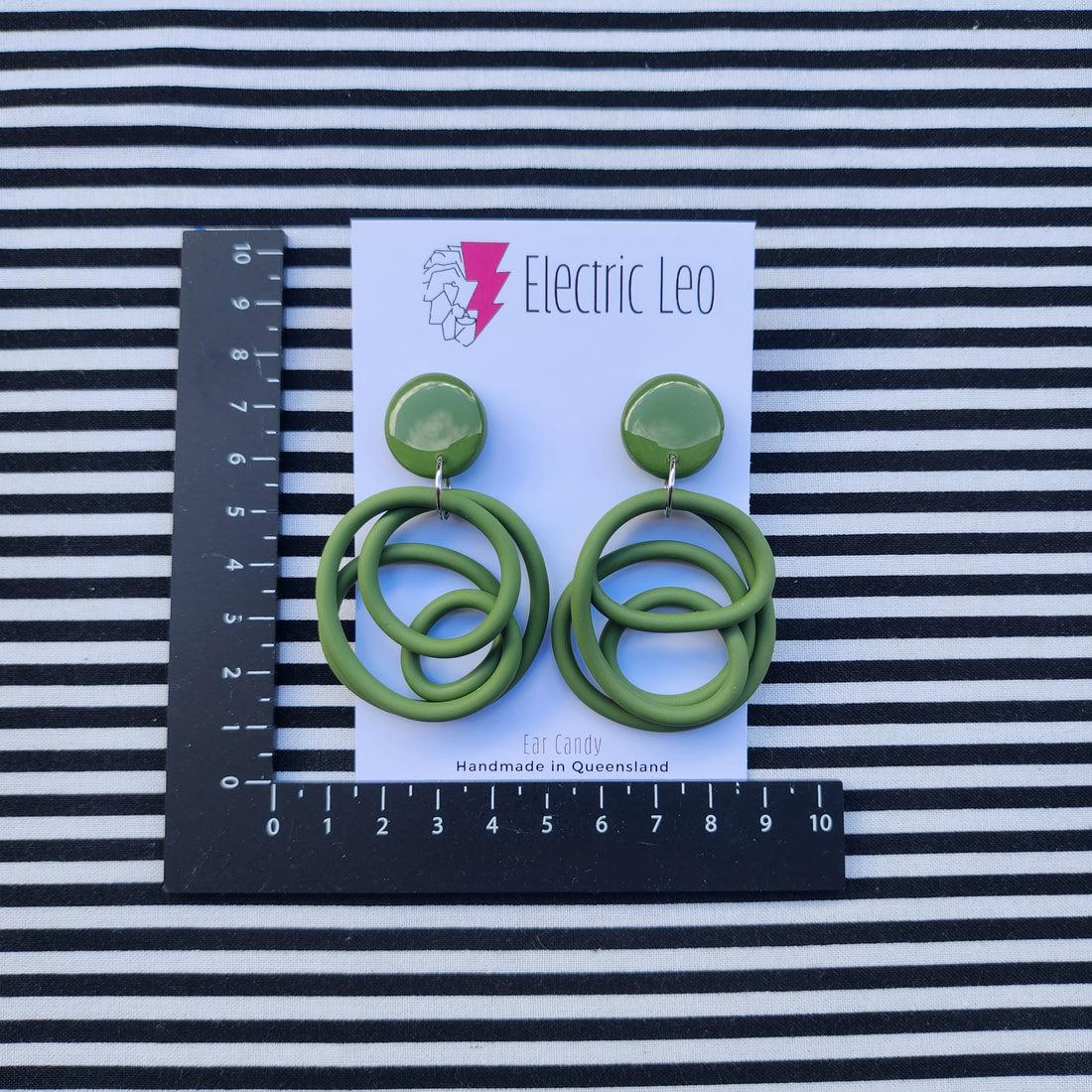 Olive Midi Squiggles #1